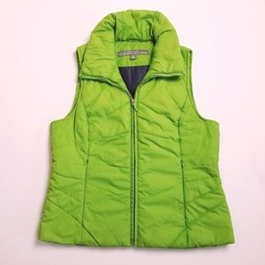 Kenneth Cole Reaction Puffer Vest (Lime Green)